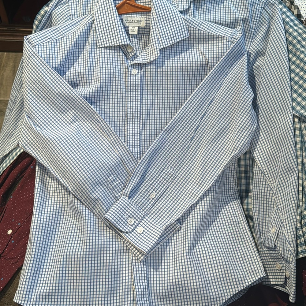 Long sleeve button up dress shirt